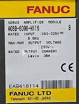 FANUC A06B-6096-H116 - immagine 2