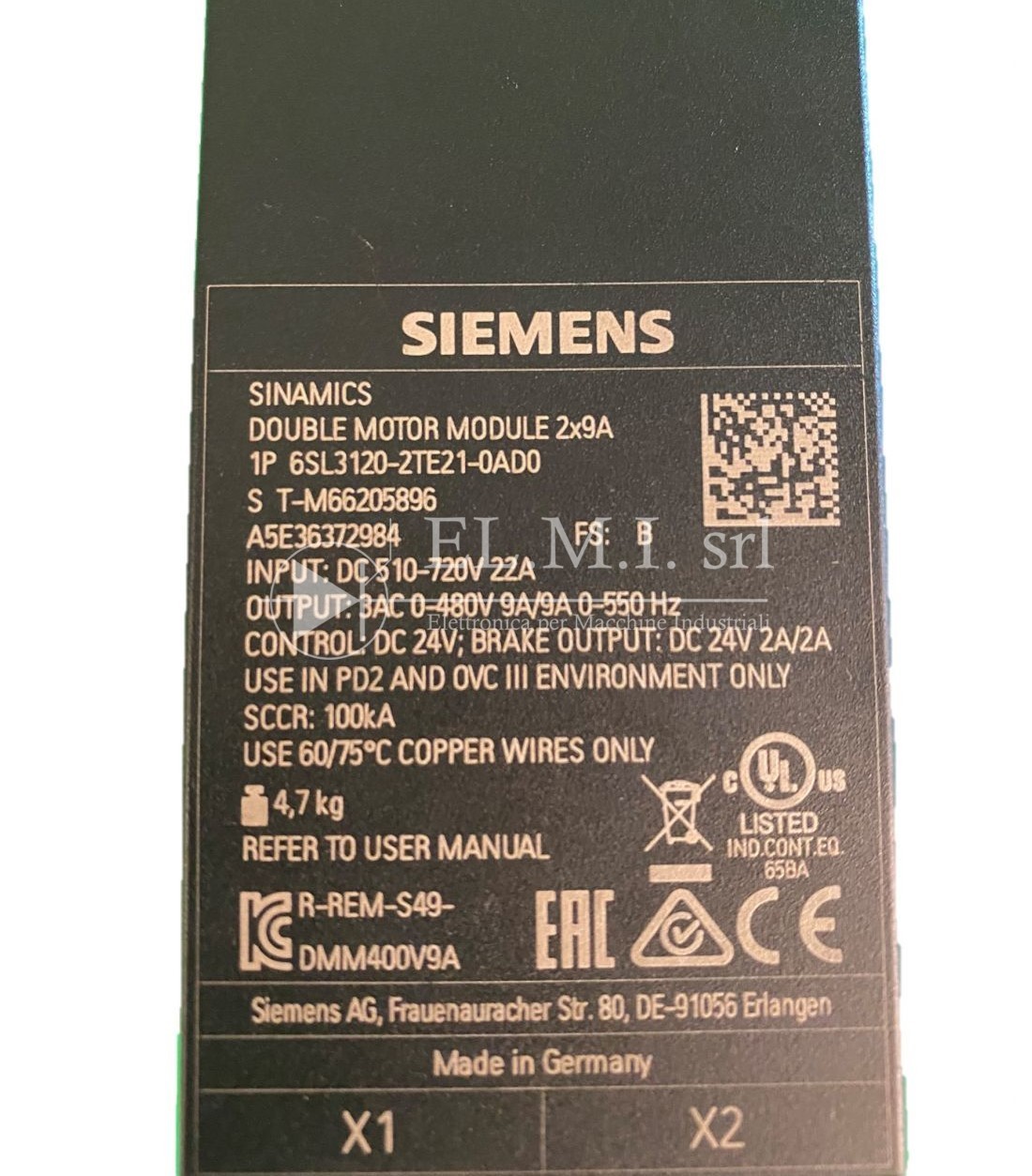 SIEMENS 6SL3120-2TE21-0AD0 - immagine 7